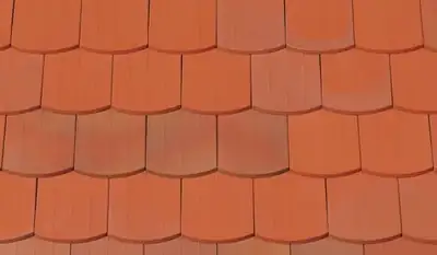 Creaton Kera-Biber Sächsische 15,5×38: Вугільний випал, червоно-строкатий