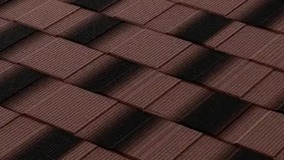 Metrotile Shingle: Brown Black