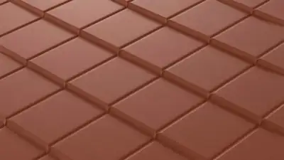 Metrotile Qube Prestige: Matt Terracotta