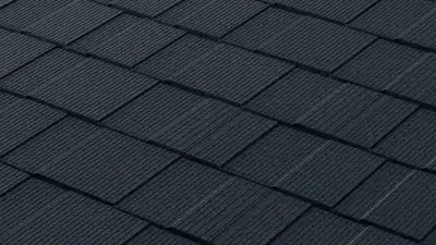 Metrotile Shingle: Charcoal Granite