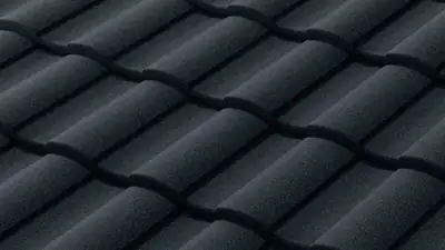 Metrotile Roman: Charcoal Granite