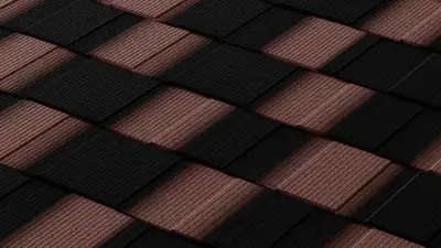 Metrotile Shingle: Black Brown