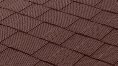 Metrotile Shingle: Brown