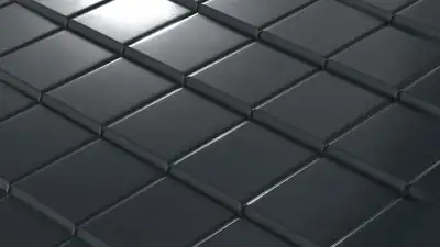 Metrotile Qube Prestige: Brilliance Charcoal