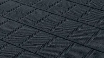 Metrotile iShingle: Charcoal Granite