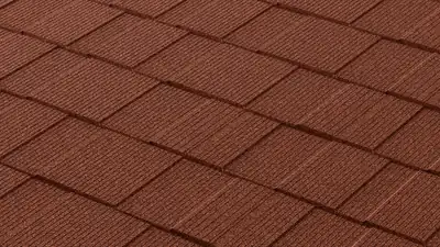 Metrotile Shingle: Scarlet